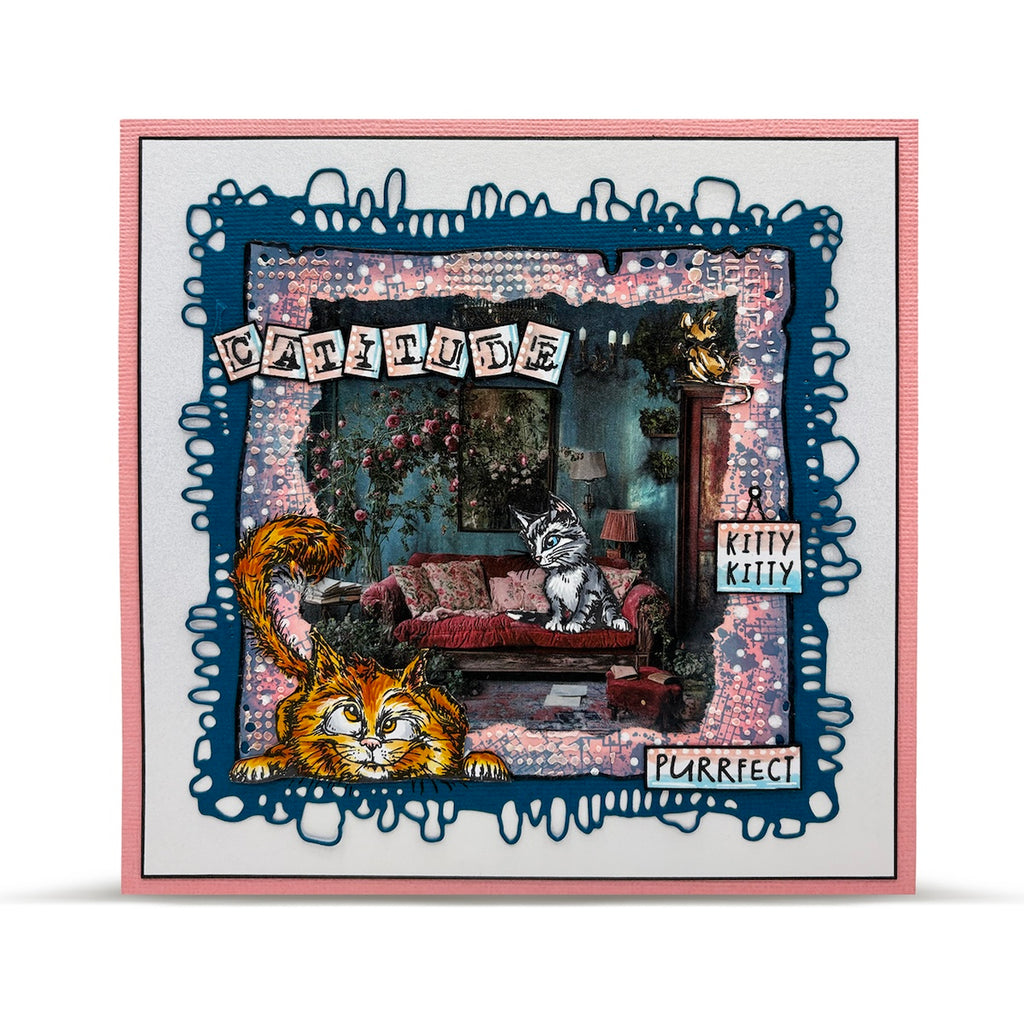 AALL & Create Blueish Parlor Layer It Up Washi Tape 132 catitude