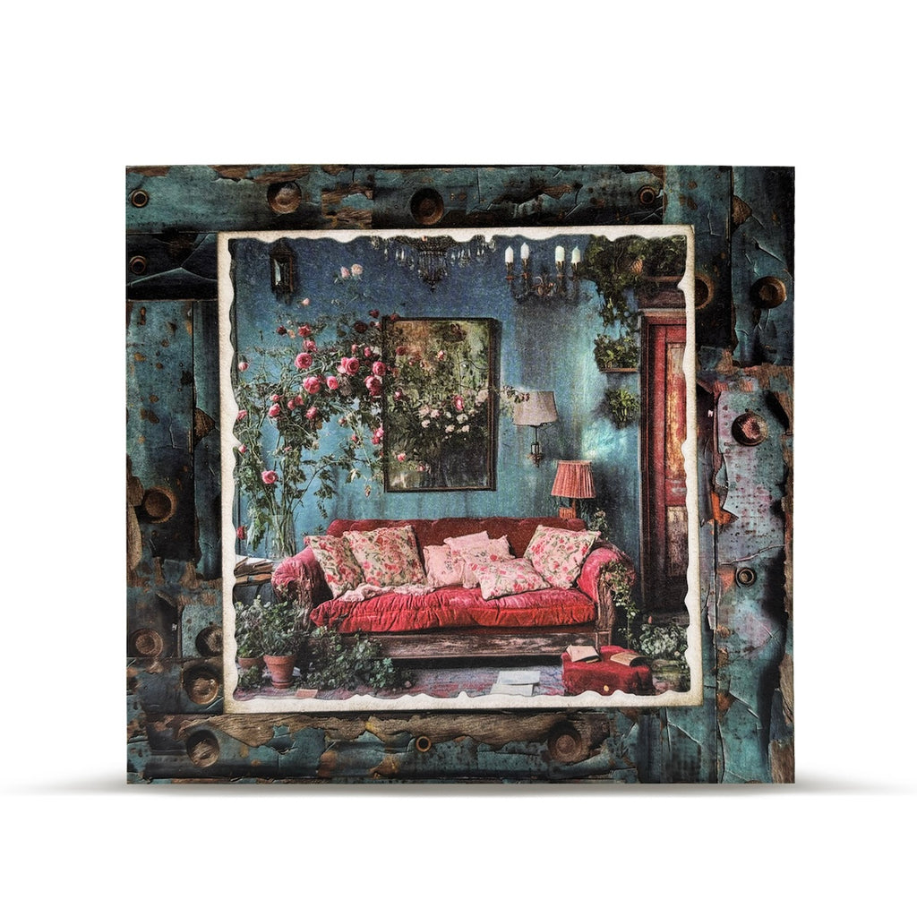 AALL & Create Blueish Parlor Layer It Up Washi Tape 132 couch