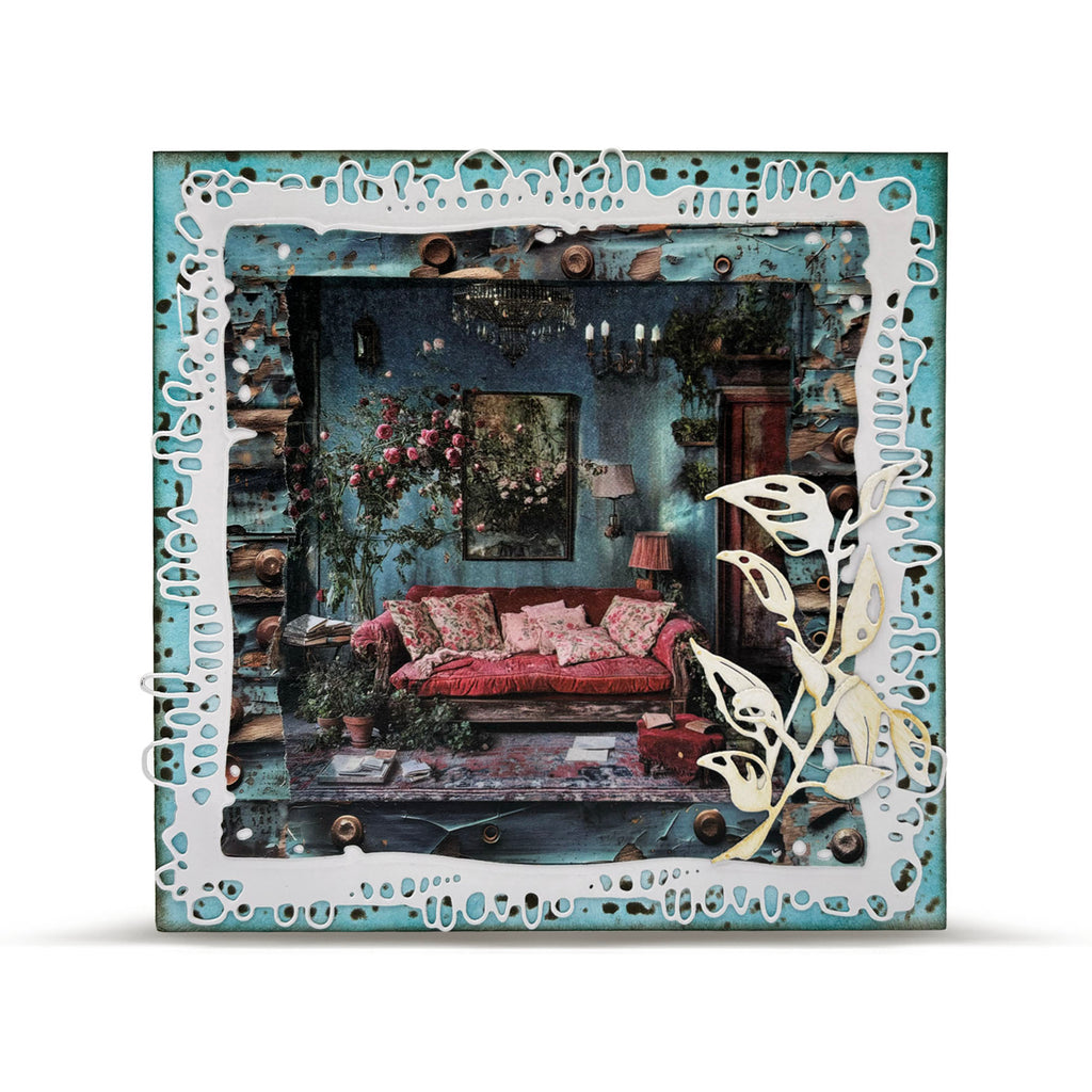 AALL & Create Blueish Parlor Layer It Up Washi Tape 132 red couch 