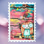 AALL & Create Boho Boards Timber Tints A6 Design Paper pa024 unique