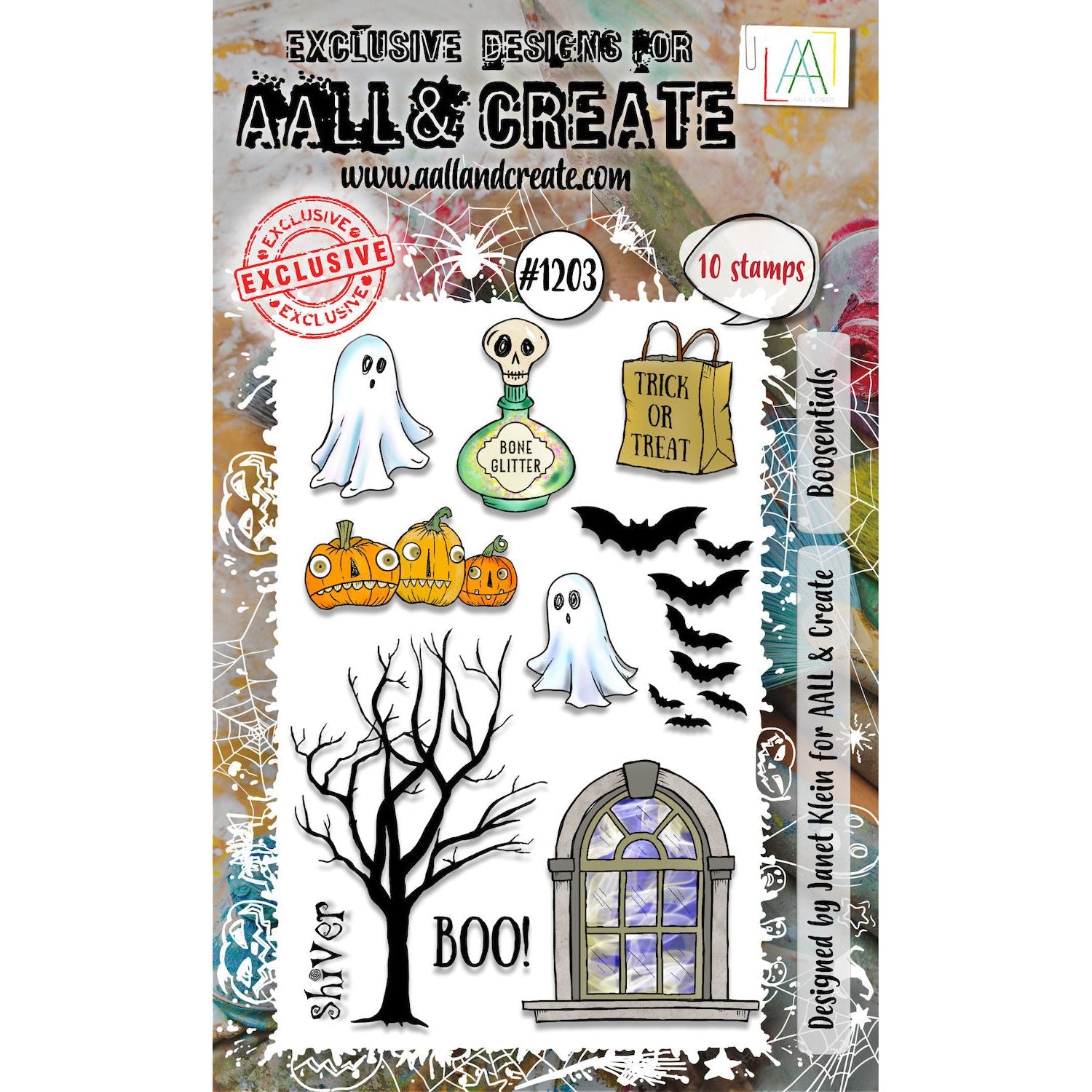 AALL & Create Boosentials A6 Clear Stamp Set 1203