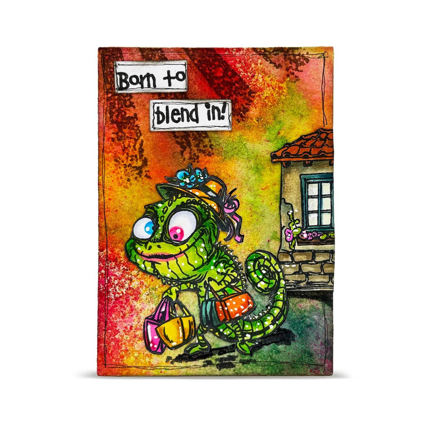 AALL & Create Born To Blend In A6 Clear Stamp Set 1412 blend in