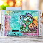 AALL & Create Born To Blend In A6 Clear Stamp Set 1412 optimism
