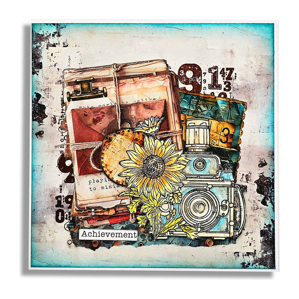 AALL & Create Bronze & Brassy Days A5 Designer Paper pa-010*