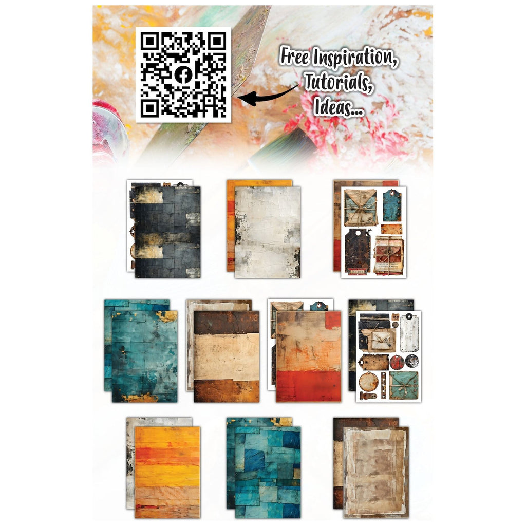 AALL & Create Bronze & Brassy Days A5 Designer Paper pa-010*