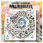 AALL & Create Bubble Field 6x6 Stencil pc-261