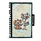 AALL & Create Bubble Field 6x6 Stencil pc-261 dogs