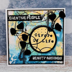 AALL & Create Bursting Buds Die di-013 circle of life creative people card