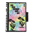 AALL & Create Butterfly Code 6x6 Stencil pc-283 colorful butterfly flower card