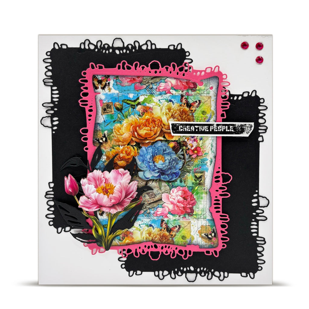 AALL & Create Butterfly Correspondence Layer It Up Washi Tape 142 flower