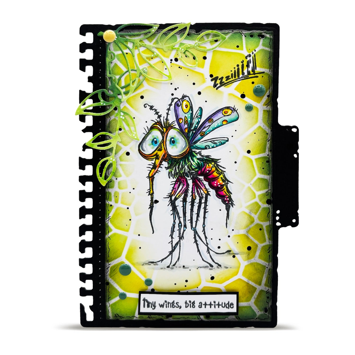 AALL & Create Buzz-ing By A6 Clear Stamp Set 1409 mosquito buzz