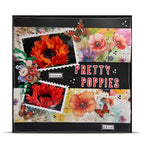 AALL & Create Canvas Play 12x12 Design Paper pa-044 poppies