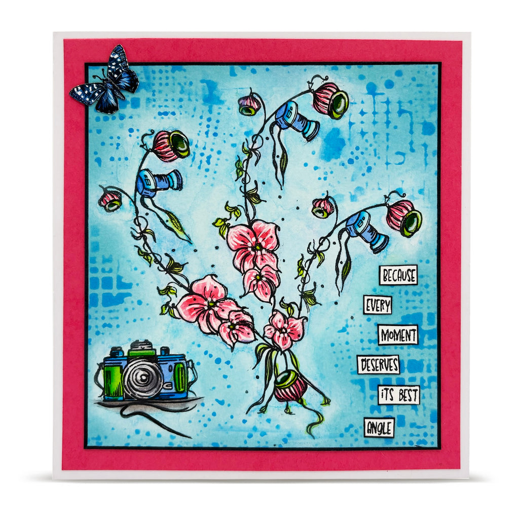 AALL & Create Capturing Joy A6 Clear Stamp Set 1432 flowers