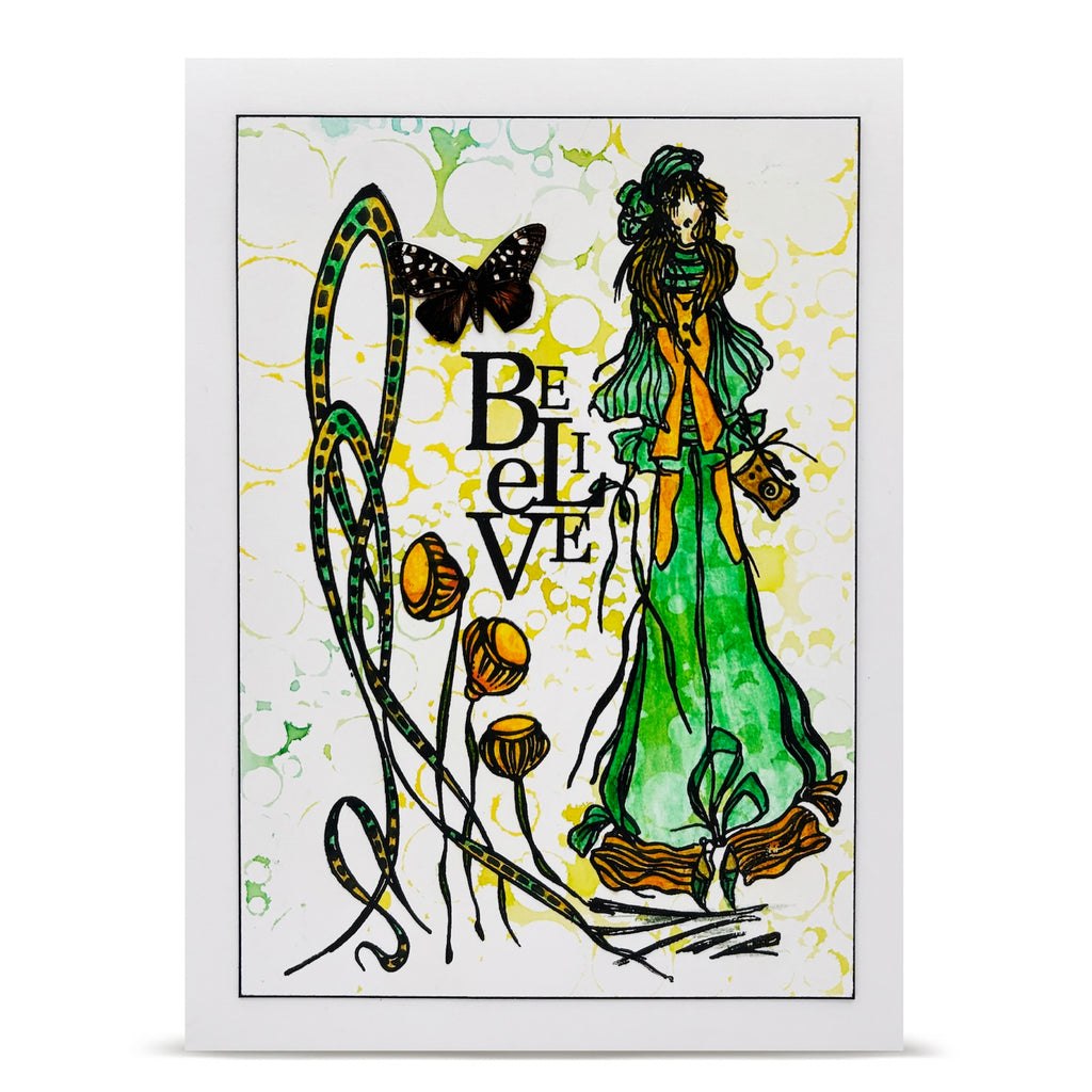 AALL & Create Capturing The Unseen A6 Clear Stamp Set 1429 believe