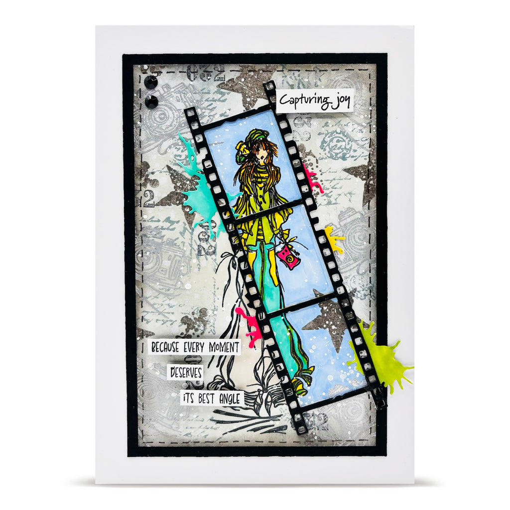 AALL & Create Capturing The Unseen A6 Clear Stamp Set 1429 stars