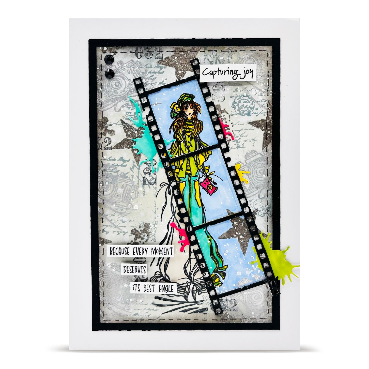 AALL & Create Capturing The Unseen A6 Clear Stamp Set 1429 stars