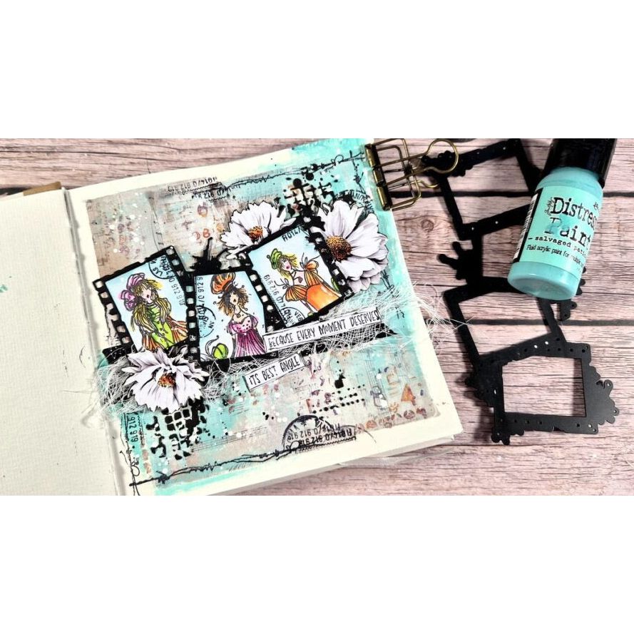 AALL & Create Capturing The Unseen A6 Clear Stamp Set 1429 white flowers | color-code:ALT01
