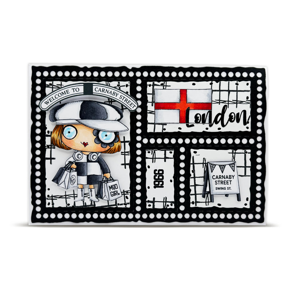 AALL & Create Carnaby Street A7 Clear Stamps 1324 london