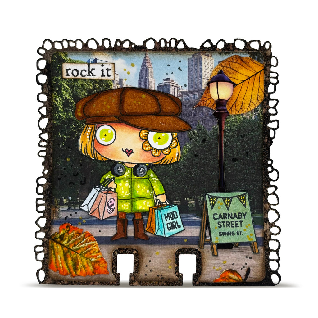 AALL & Create Carnaby Street A7 Clear Stamps 1324 rock it