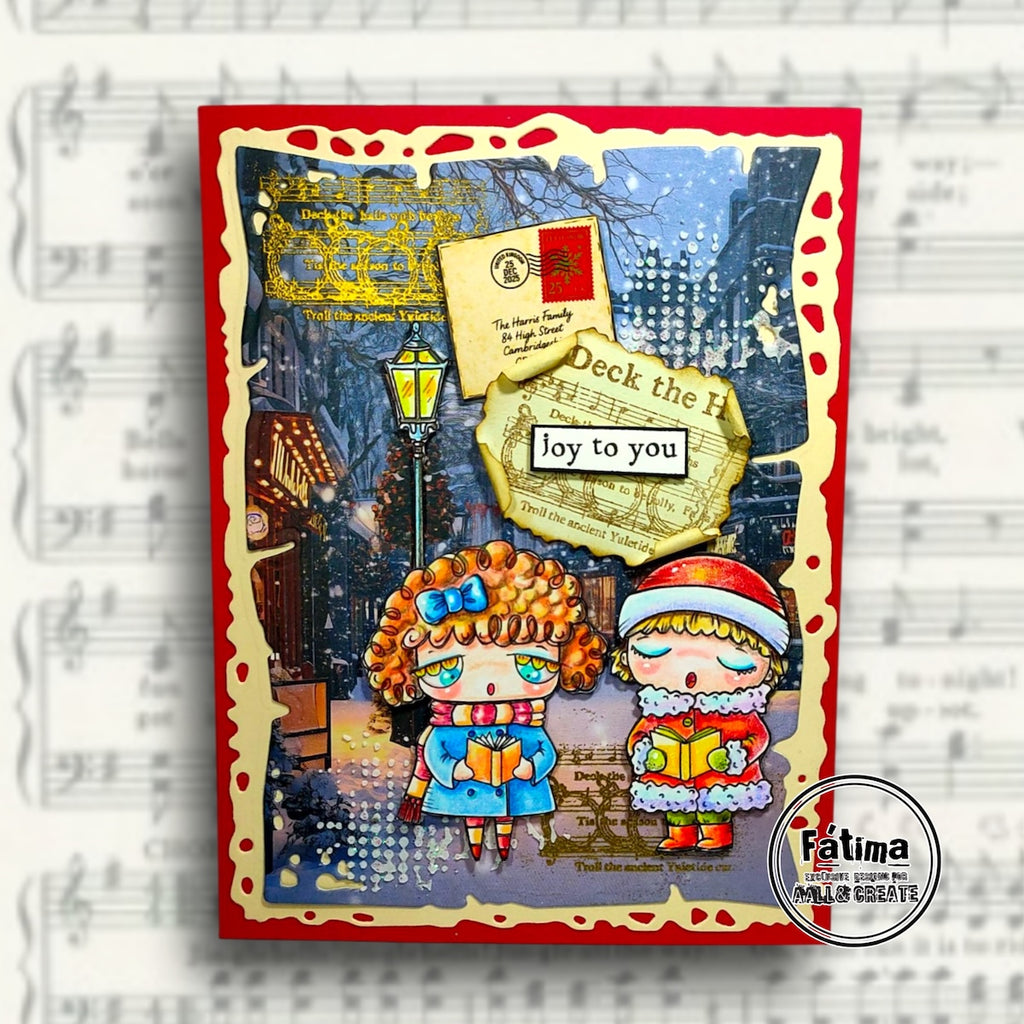 AALL & Create Carols and Cancellations A7 Clear Stamps 1319 joy to you