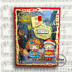 AALL & Create Carols and Cancellations A7 Clear Stamps 1319 joy to you