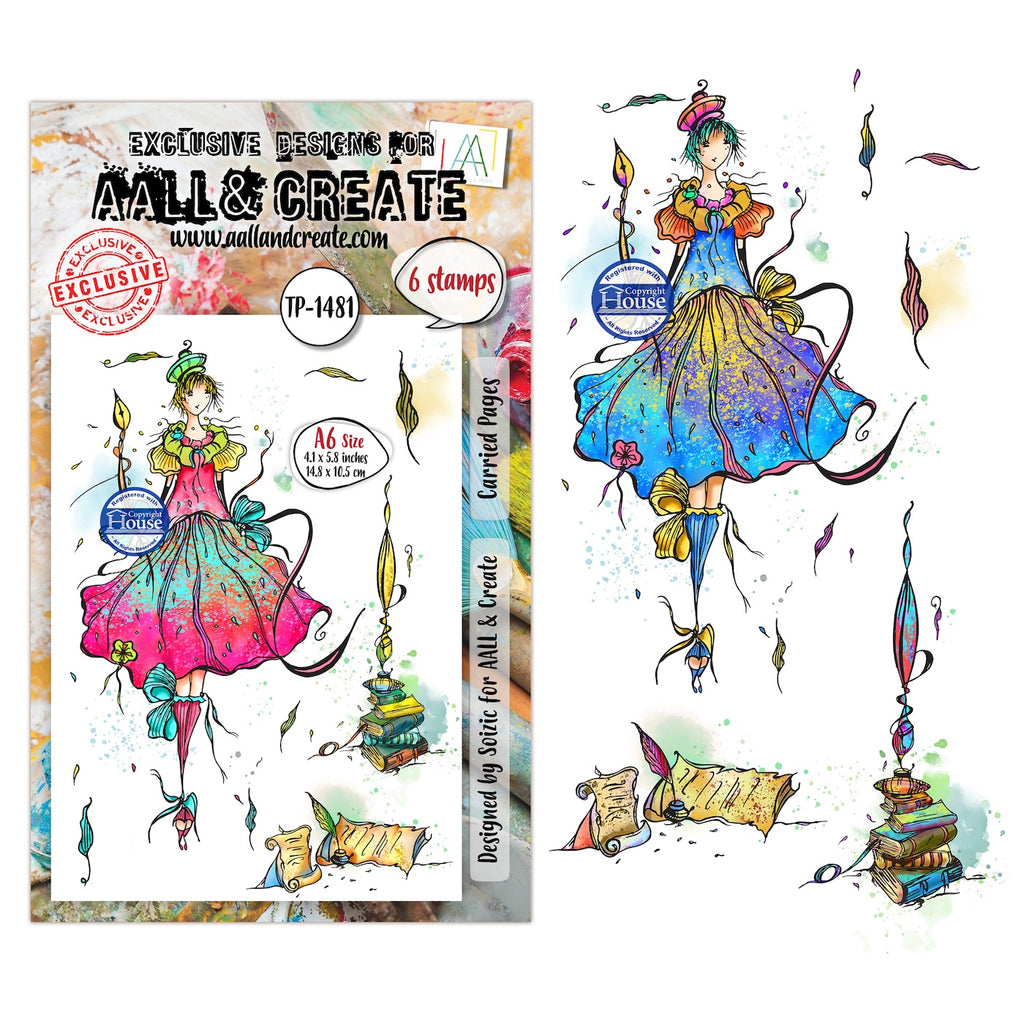 AALL & Create Carried Pages A6 Clear Stamp Set 1481