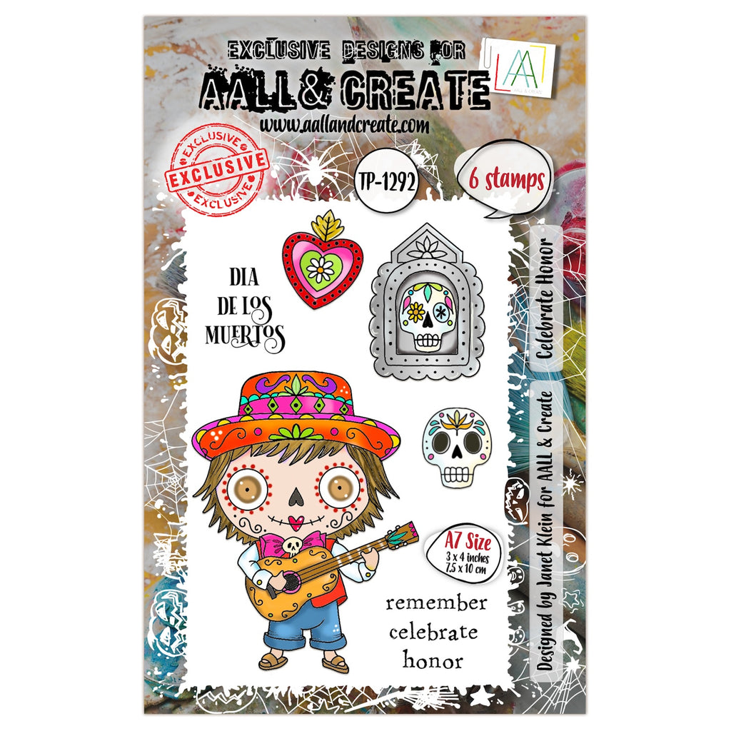 AALL & Create Celebrate Honor A7 Clear Stamps 1292
