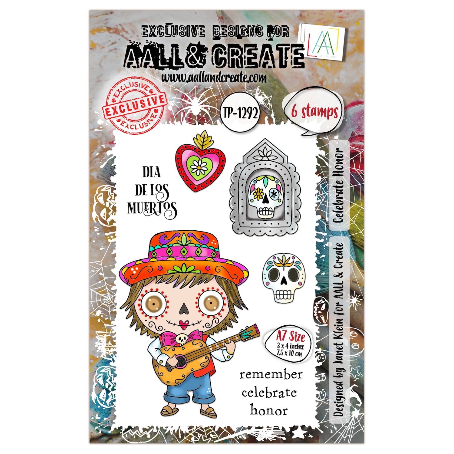 AALL & Create Celebrate Honor A7 Clear Stamps 1292
