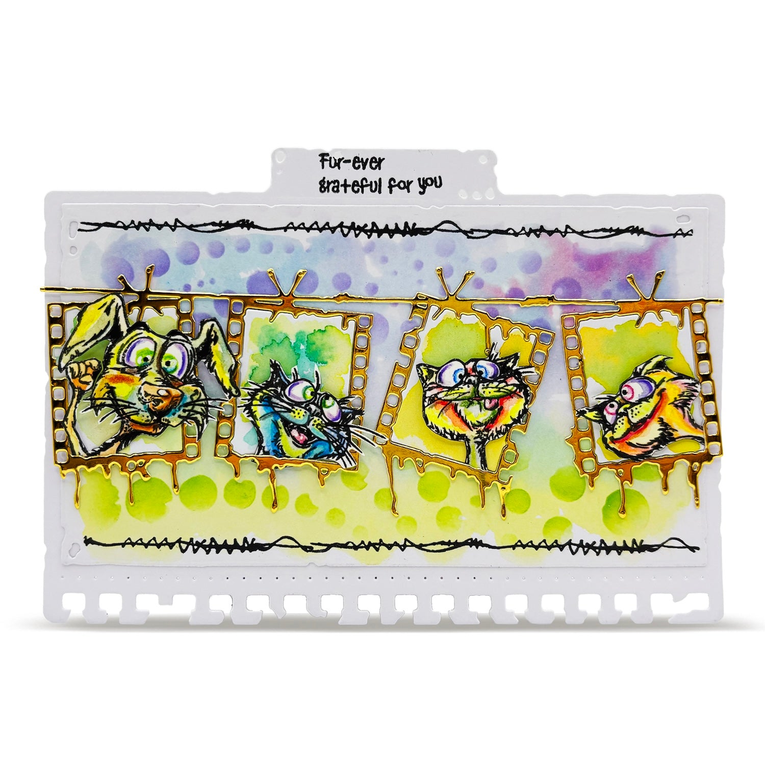 AALL & Create Center Spin 6x6 Stencil pc-264 cats