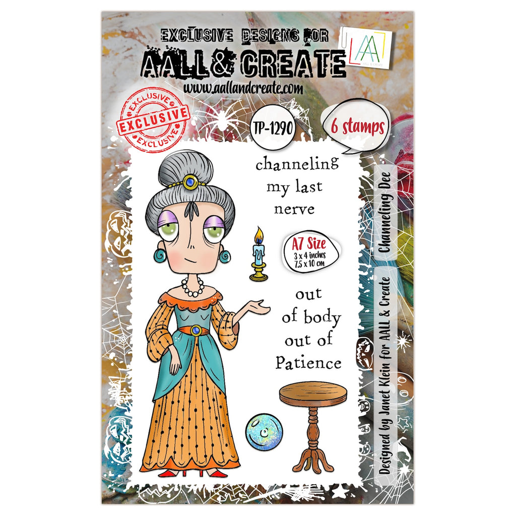 AALL & Create Channeling Dee A7 Clear Stamps 1290
