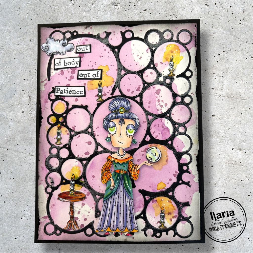 AALL & Create Channeling Dee A7 Clear Stamps 1290 patience
