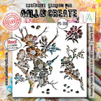 AALL & Create Cherry Drift Stencil 238