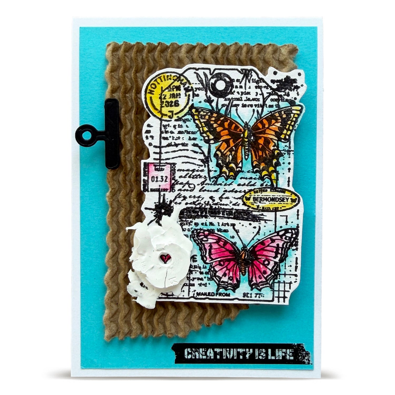 AALL & Create Chrono-Stamped Tag A7 Clear Stamp Set 1448 creeativity is life