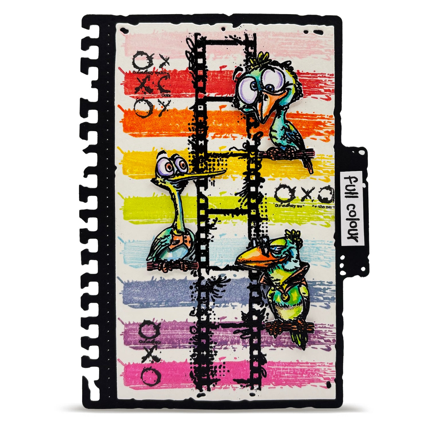 AALL & Create Circles And Strokes A6 Clear Stamp Set 1335 full colour