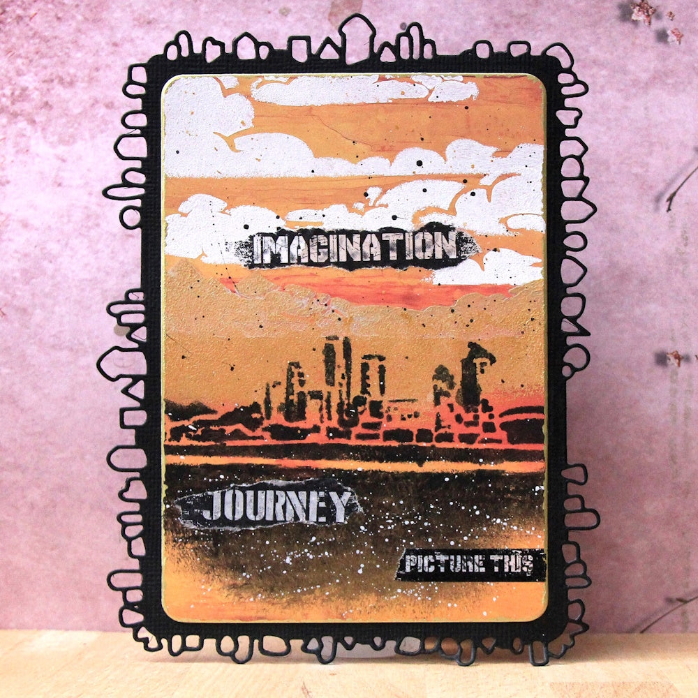 AALL & Create City Views 6x6 Stencil 233 imagination
