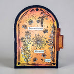 AALL & Create Clip Party Dies di-131 white leaves flower bees black dashes miracles love arch card