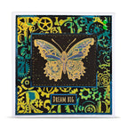 AALL & Create Clockspire 6x6 Stencil pc-269 butterfly dream big