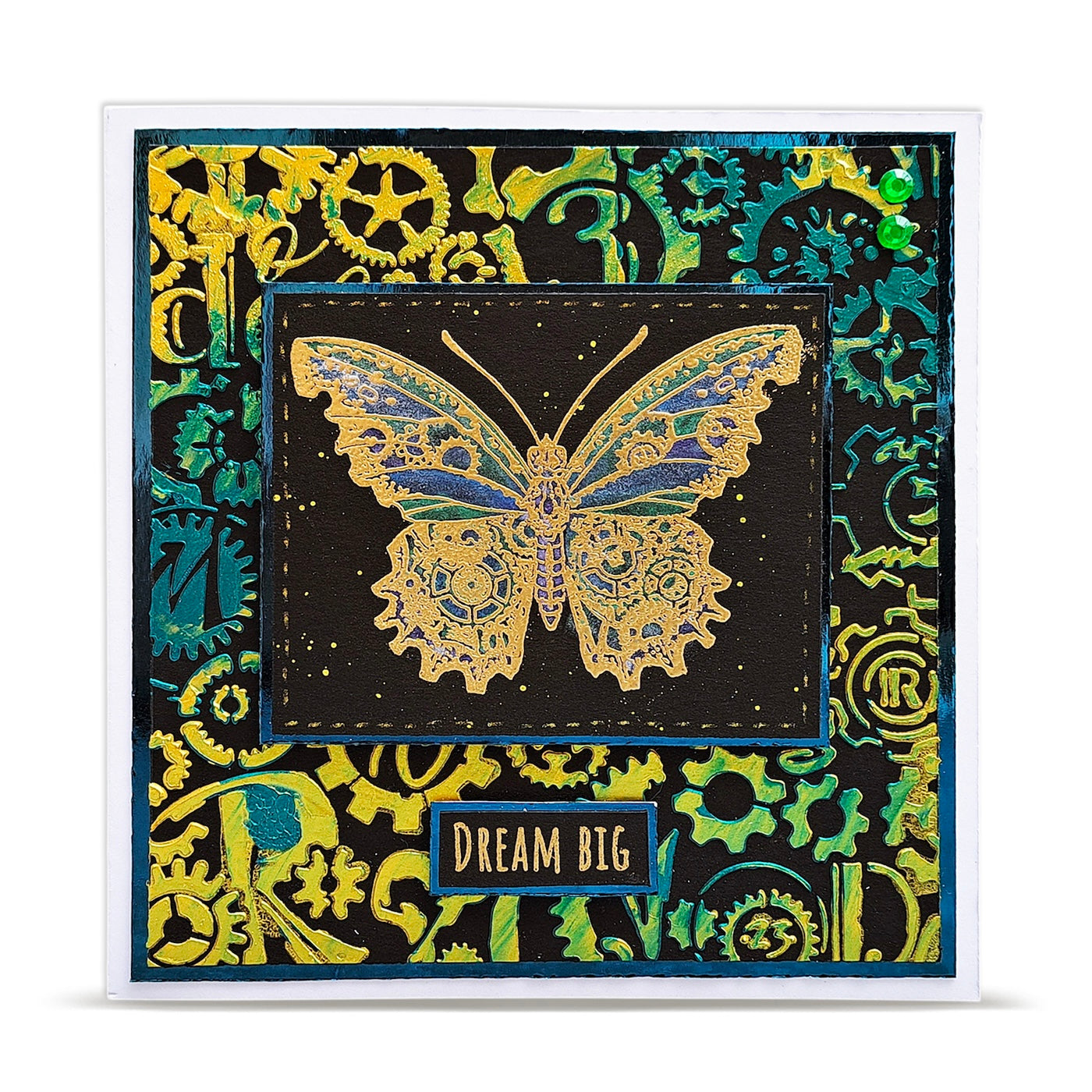 AALL & Create Clockspire 6x6 Stencil pc-269 butterfly dream big
