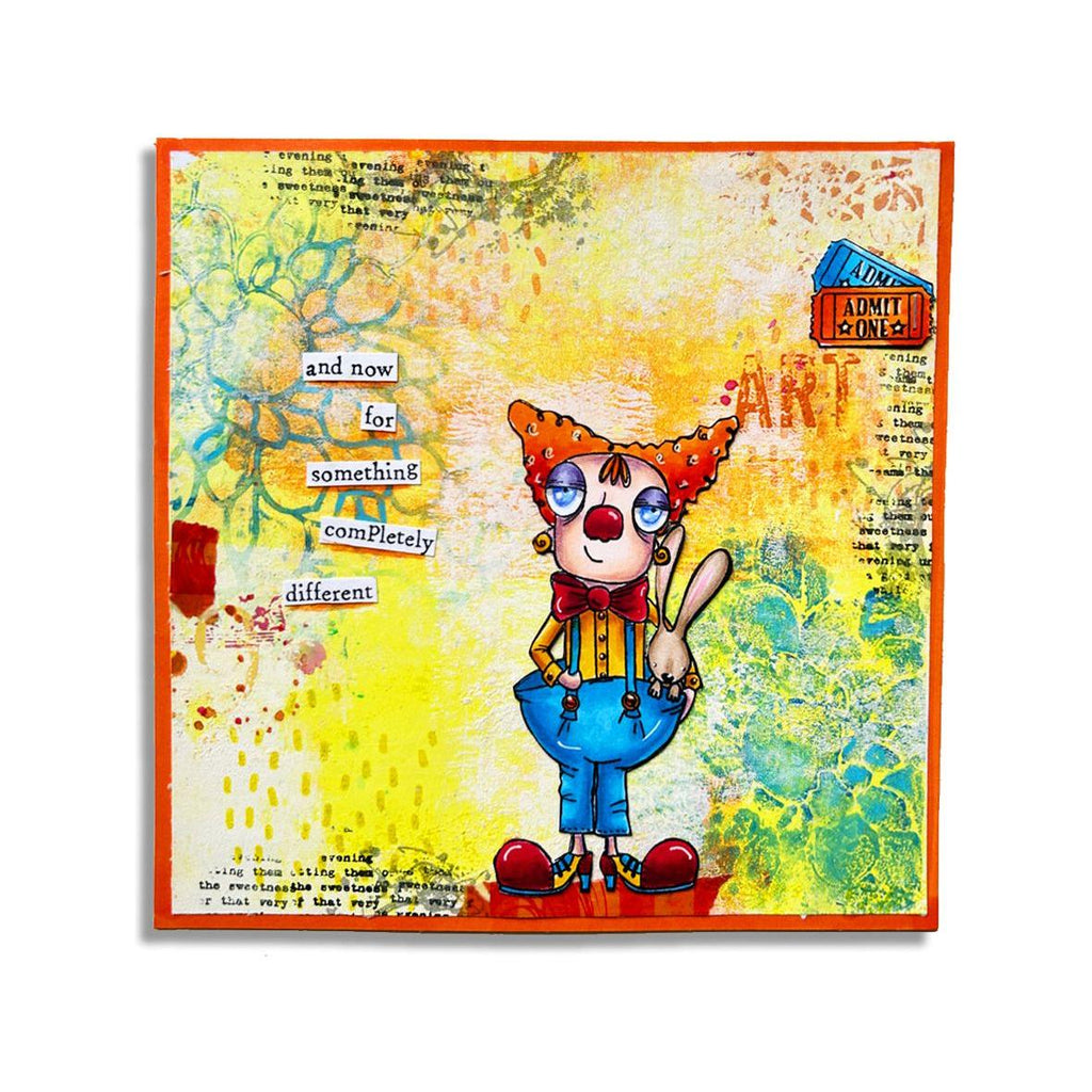 AALL & Create Clown Dee A7 Clear Stamps 1207 clown