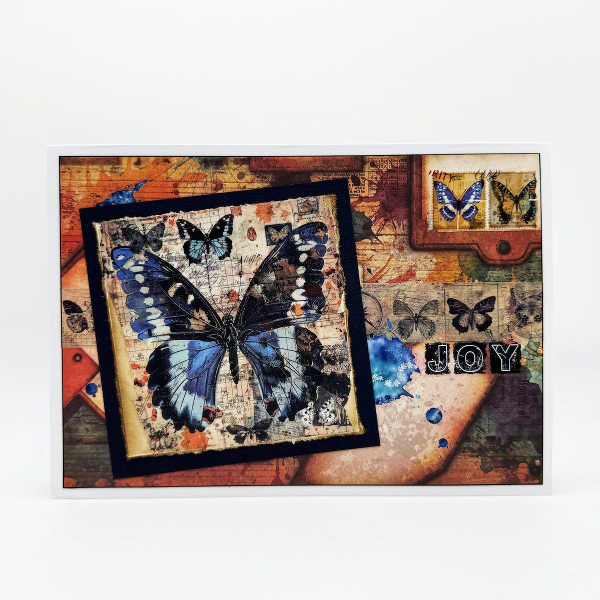 AALL & Create Cobalt Swallowtail Layer It Up Washi Tape 118 butterfly