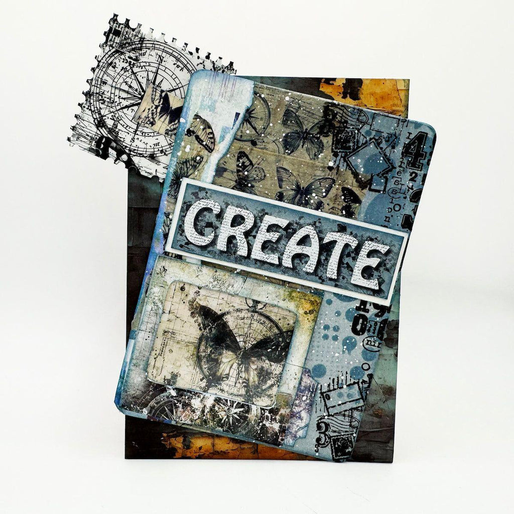 AALL & Create Cobalt Swallowtail Layer It Up Washi Tape 118 create