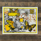 AALL & Create Coffee Numberistic A5 Rub Ons ro012 butterfly
