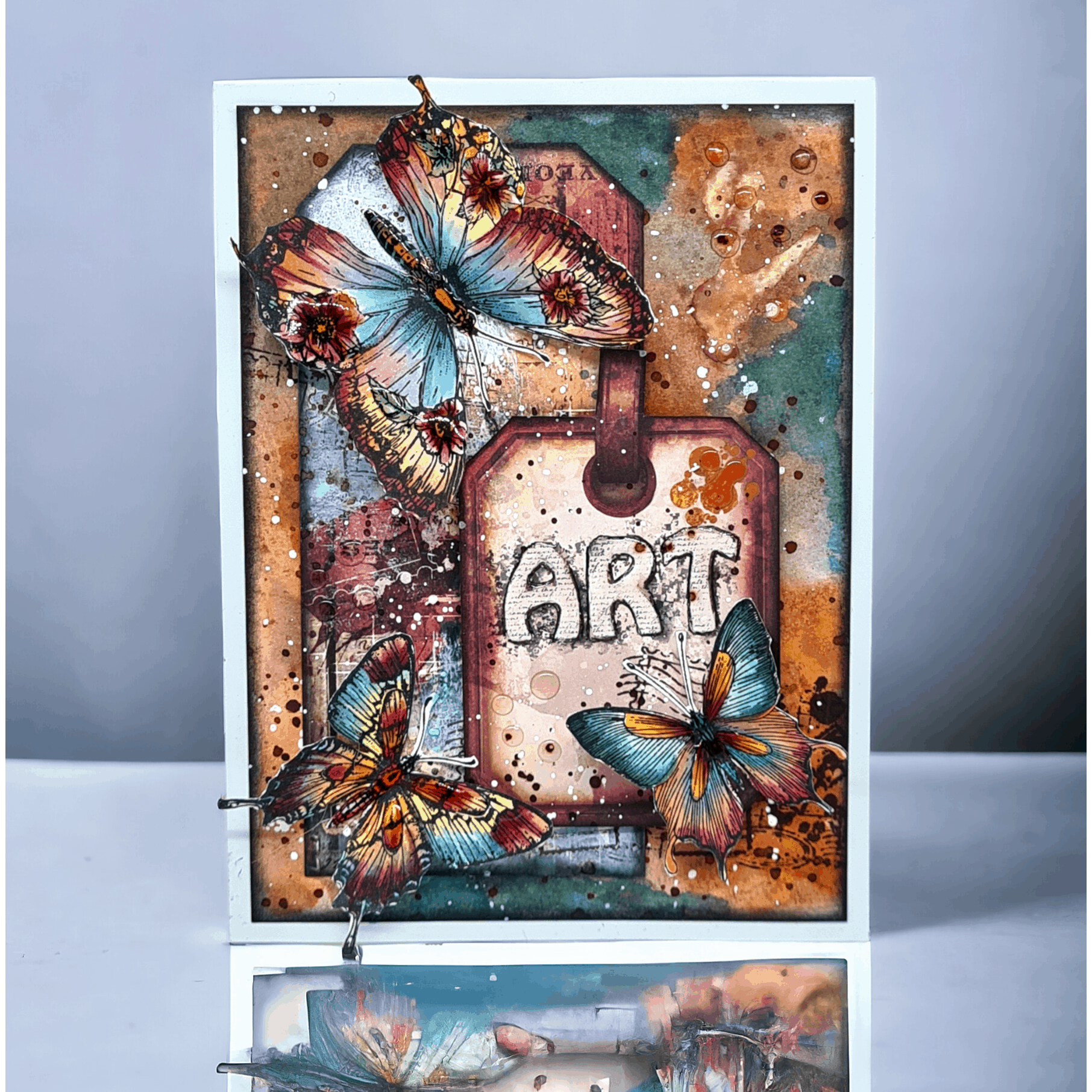 AALL & Create Coffee Numberistic A5 Rub Ons ro012 tag