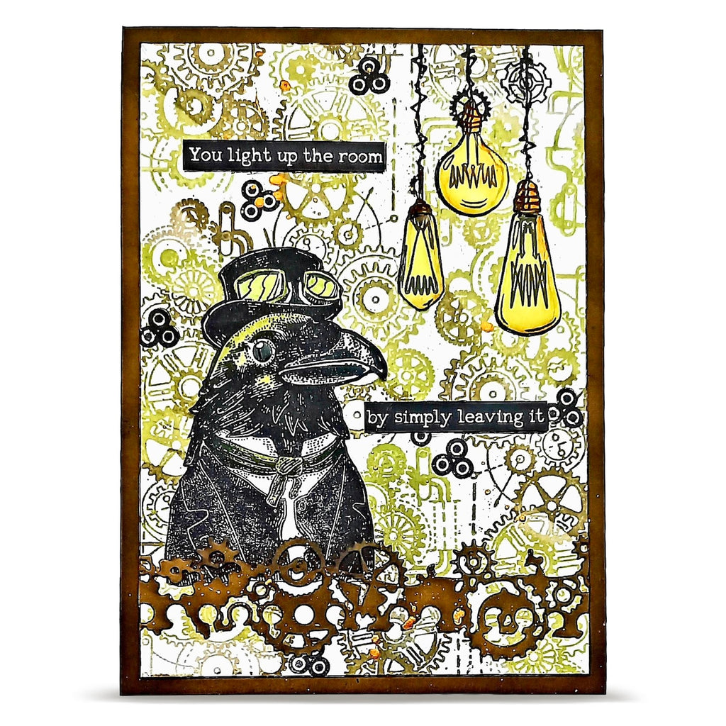 AALL & Create Cog Engine Dies di-125 steampunk crow