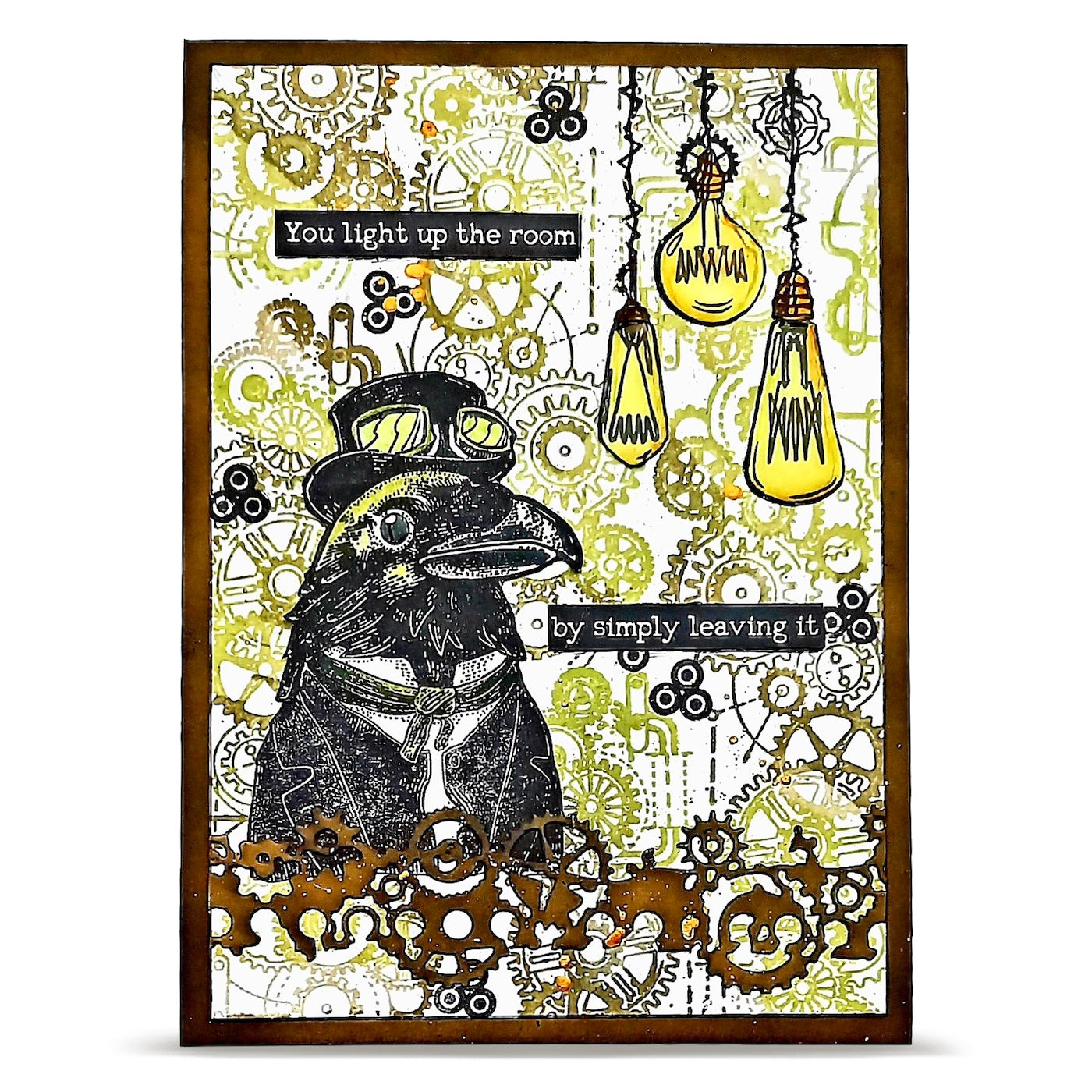 AALL & Create Cog Engine Dies di-125 steampunk crow