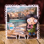 AALL & Create Collect Moments A7 Clear Stamp Set 1366 ocean