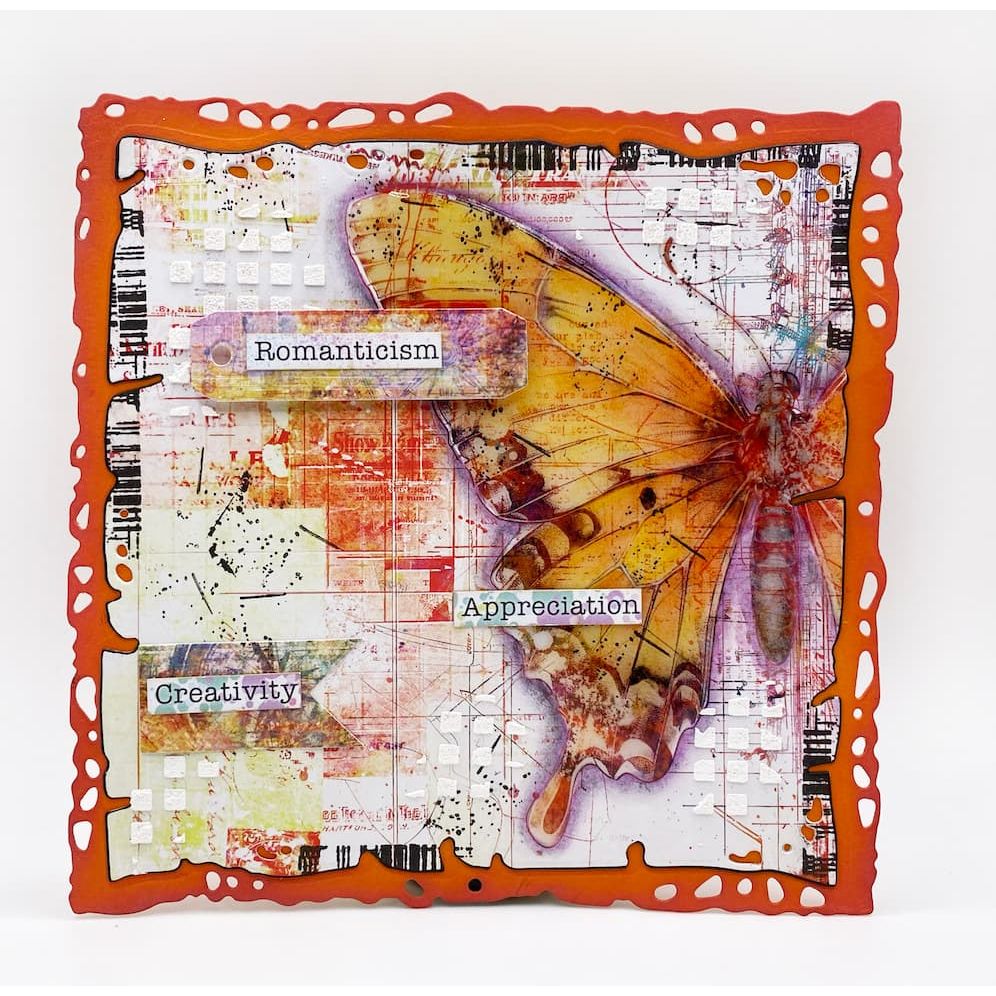 AALL & Create Colourful Correspondence A5 Design Paper 14 butterfly