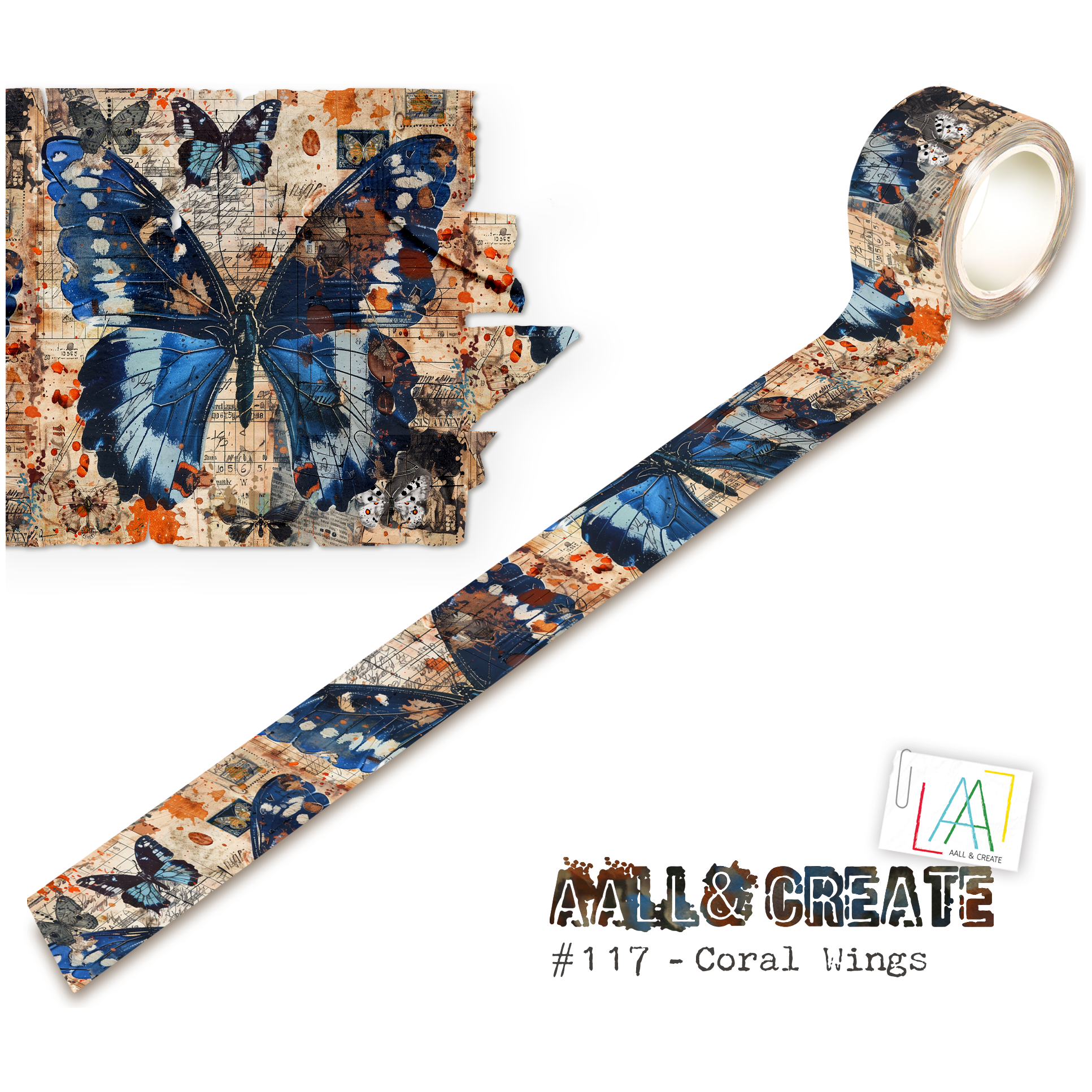 AALL & Create Coral Wings Layer It Up Washi Tape 117
