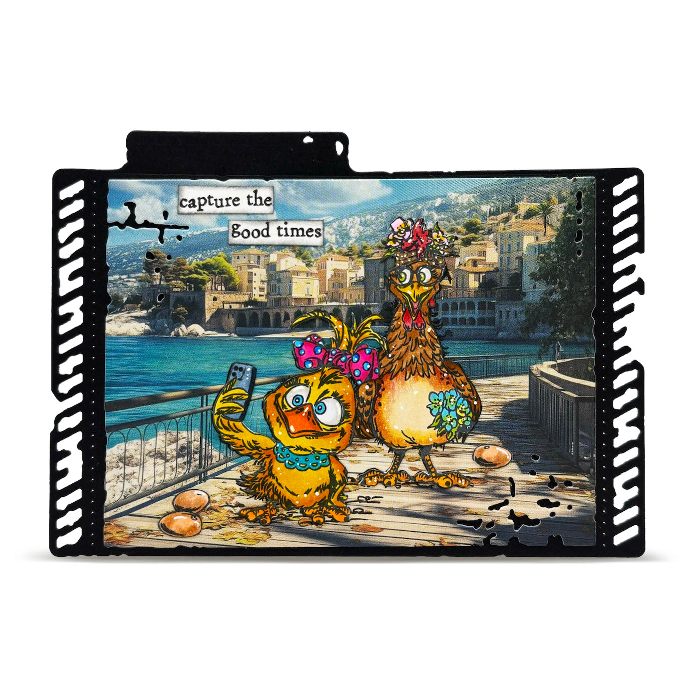 AALL & Create Crack Me Up A6 Clear Stamp Set 1410 chickens good times