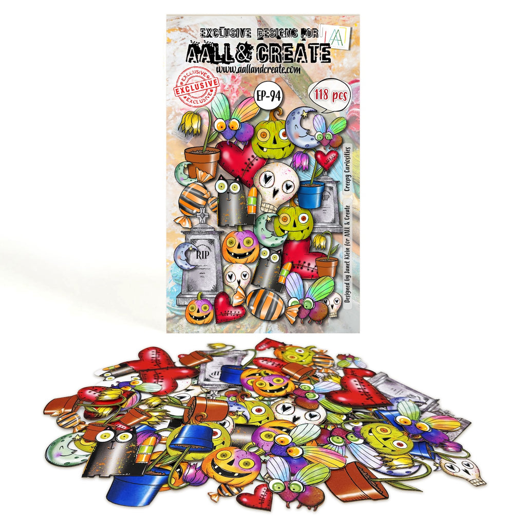 AALL & Create Creepy Curiosities A6 Ephemera Die-Cuts 94
